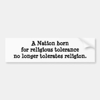 Religious Freedon Bumper Sticker