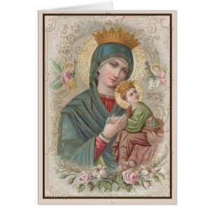 Religious Funeral Sympathy Virgin Mary Thank You