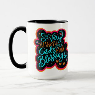 Religious God’s Blessings Quote Inspirivity Mug