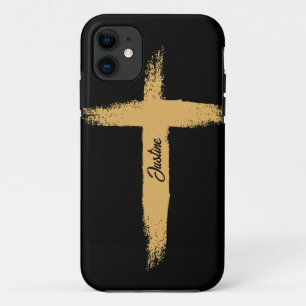 Religious Gold Cross iPhone 11 Case