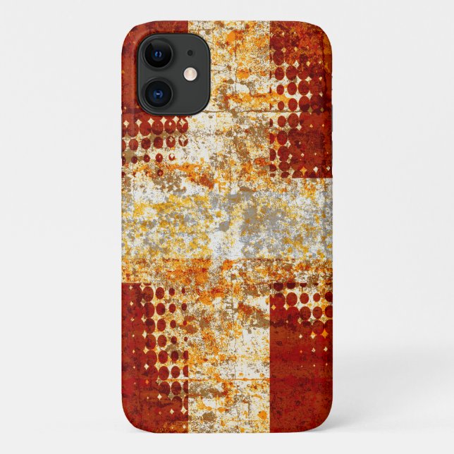 Religious halftone cross Case-Mate iPhone case (Back)