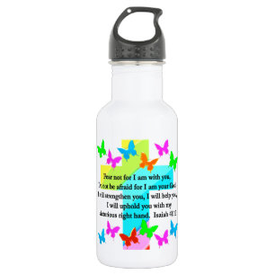 RELIGIOUS ISAIAH 41:10 SCRIPTURE VERSE 532 ML WATER BOTTLE