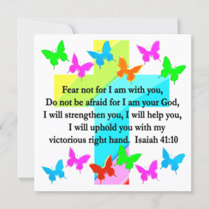 RELIGIOUS ISAIAH 41:10 SCRIPTURE VERSE INVITATION