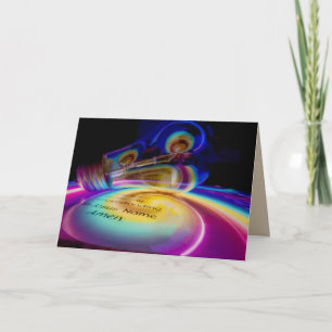 Religious Jesus Light of the world & prayer Amen Card