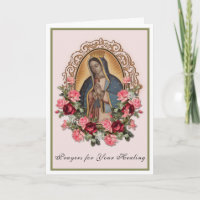 Religious Jesus Prayer for Healing Card