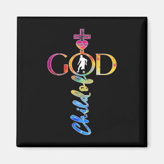 Religious Jesus Soccer Child Of God Soccer  Magnet