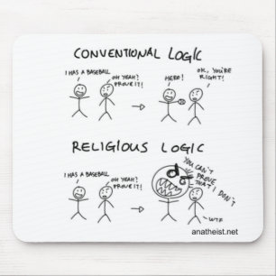 Religious Logic Mouse Mat