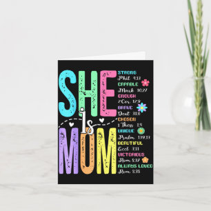 Religious mama is mum bible verse christian mother card