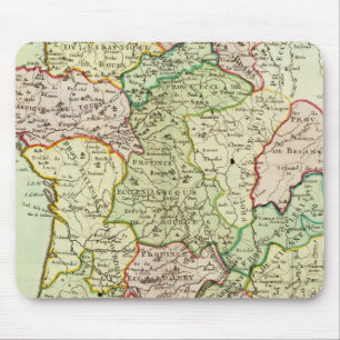 Religious map of France Mouse Mat