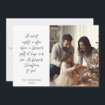 Religious, Merry Christmas, Christian Family Photo Holiday Card<br><div class="desc">Religious, Christian, Merriest Christmas, Season Greeting, Happiest Holiday, Merry Christmas. ( A silent night, a star above, a blessed gift of hope and love. A blessed Christmas to you! ) Celebrate the season with this family photo card (printed and / or digital download, greeting sent via email, as attachment) It...</div>