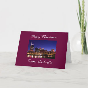 Religious Merry Christmas From Nashville Card