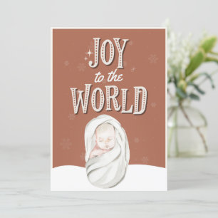 Religious Merry Christmas Photo Card 