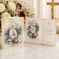 Religious Mother's Day Virgin Mary Floral