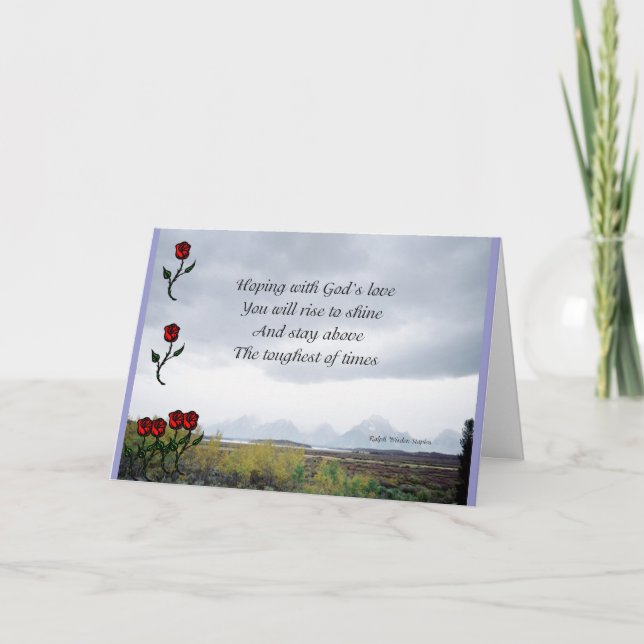 Religious motivational greeting cards (Front)
