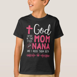 Religious Nana and Mum Christian Grandmother T-Shirt