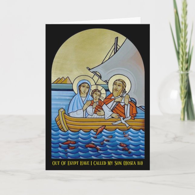Religious Note Card, Vertical  Card (Front)