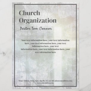 Religious Organisation Vintage Paper Letterhead