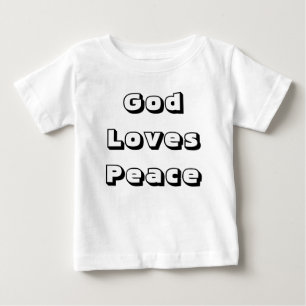 Religious-peace baby t-shirts