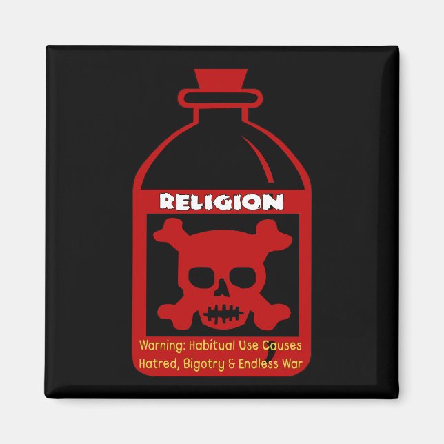 Religious Poison Magnet (Front)