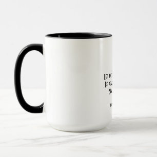 Religious quote mug