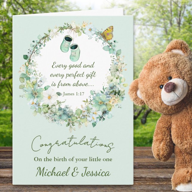  Religious Quote New Baby Congratulations Card (Creator Uploaded)