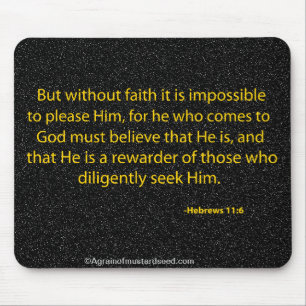 Religious Quotes Christian Mouse Mat
