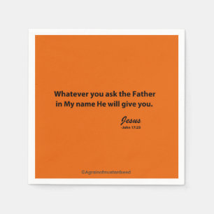 Religious Quotes Napkin