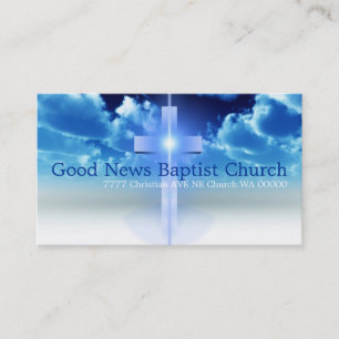 Religious Religion Christian Pastor Christianity Business Card