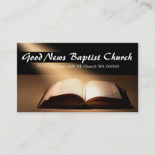 Religious Religion Christian Pastor Christianity Business Card