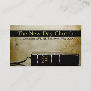 Religious Religion Christian Pastor Christianity Business Card