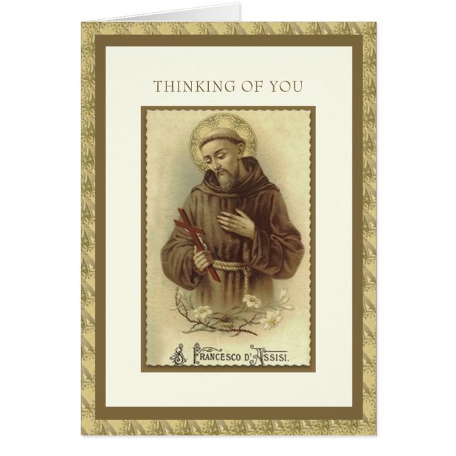 Religious St. Francis Saint of Animals (Front)