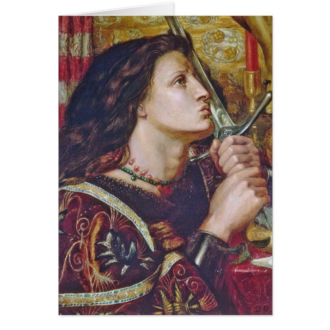 Religious St. Joan of Arc Kissing Sword (Front)