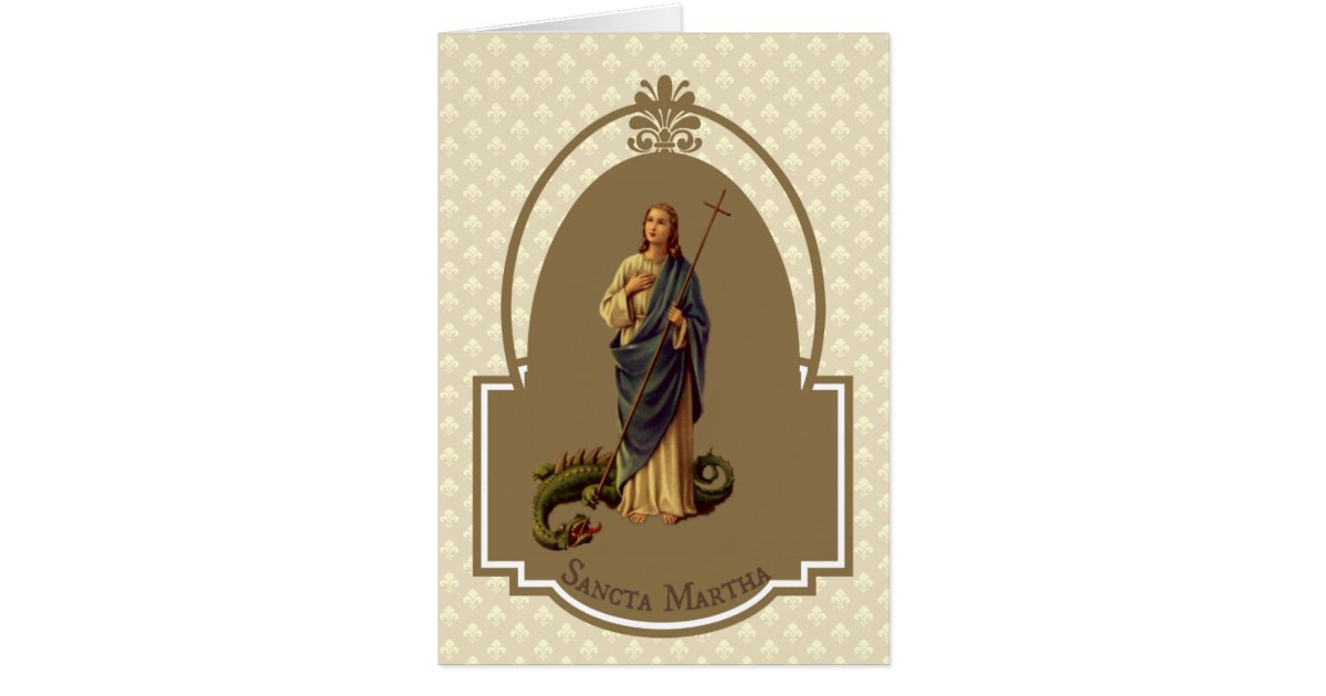 Religious St. Martha Patron of Cooks | Zazzle