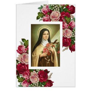Religious St. Therese Carmelite Nun Roses