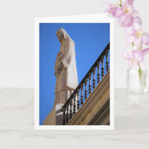Religious Statue, Valencia City, España Card