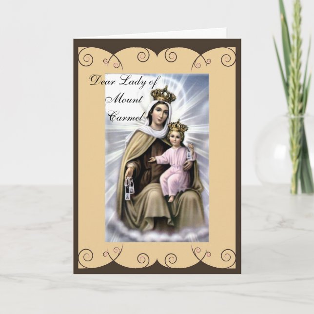 Religious sympathy or encouragement greeting card (Front)