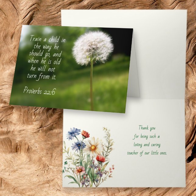 Religious Teachers Thank You Card (Creator Uploaded)