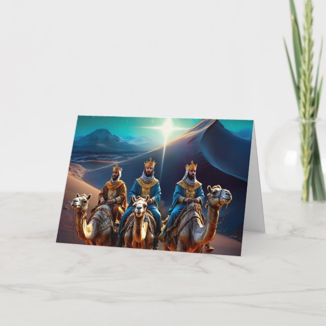 Religious Three Kings Christmas Card (Front)