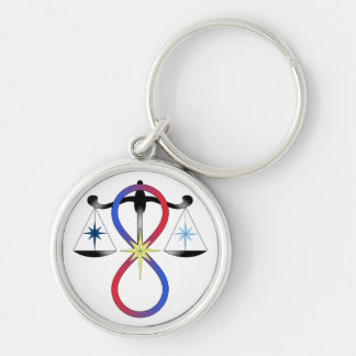 Religious Unity God Symbol Pagan Spirituality Key Ring