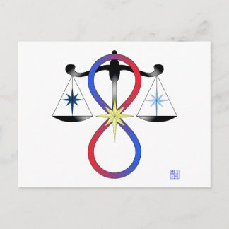 Religious Unity God Symbol Pagan Spirituality Postcard