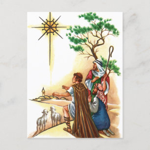Religious Vintage Christmas Nostalgic Holiday Postcard