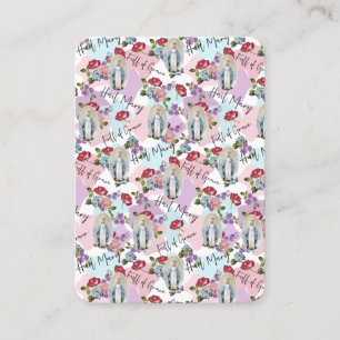 Religious Virgin Mary Catholic Prayer Memorare  Place Card