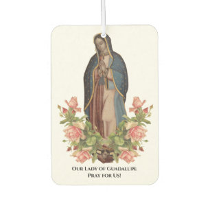 Religious Virgin Mary Guadalupe Catholic Spanish Car Air Freshener
