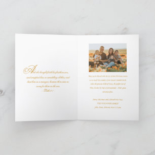 Religious Virgin Mary & Jesus Photo Christmas  Holiday Card