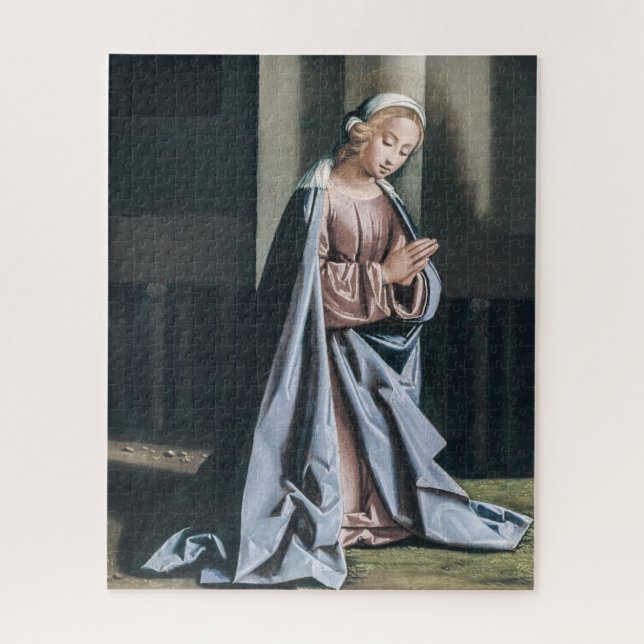 Religious Virgin Mary Madonna Artwork Jigsaw Puzzl Jigsaw Puzzle (Vertical)
