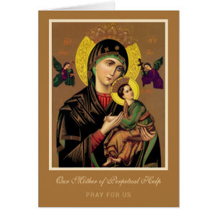 Religious Virgin Mary Perpetual Help Jesus