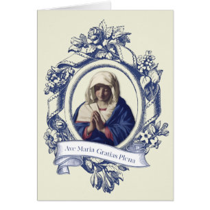 Religious Virgin Mother Mary Catholic Vintage