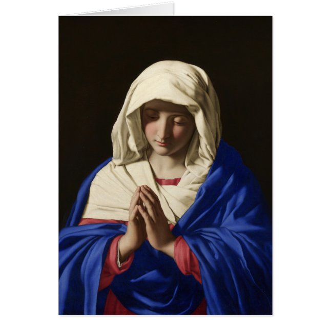 Religious Virgin Mother Mary Catholic Vintage (Front)