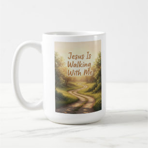 Religious Walking with Me Coffee Mug