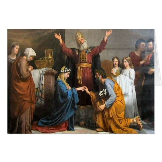 Religious Wedding Card (Front Horizontal)